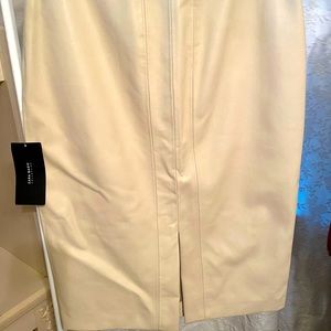 Zara faux leather pencil skirt, size L